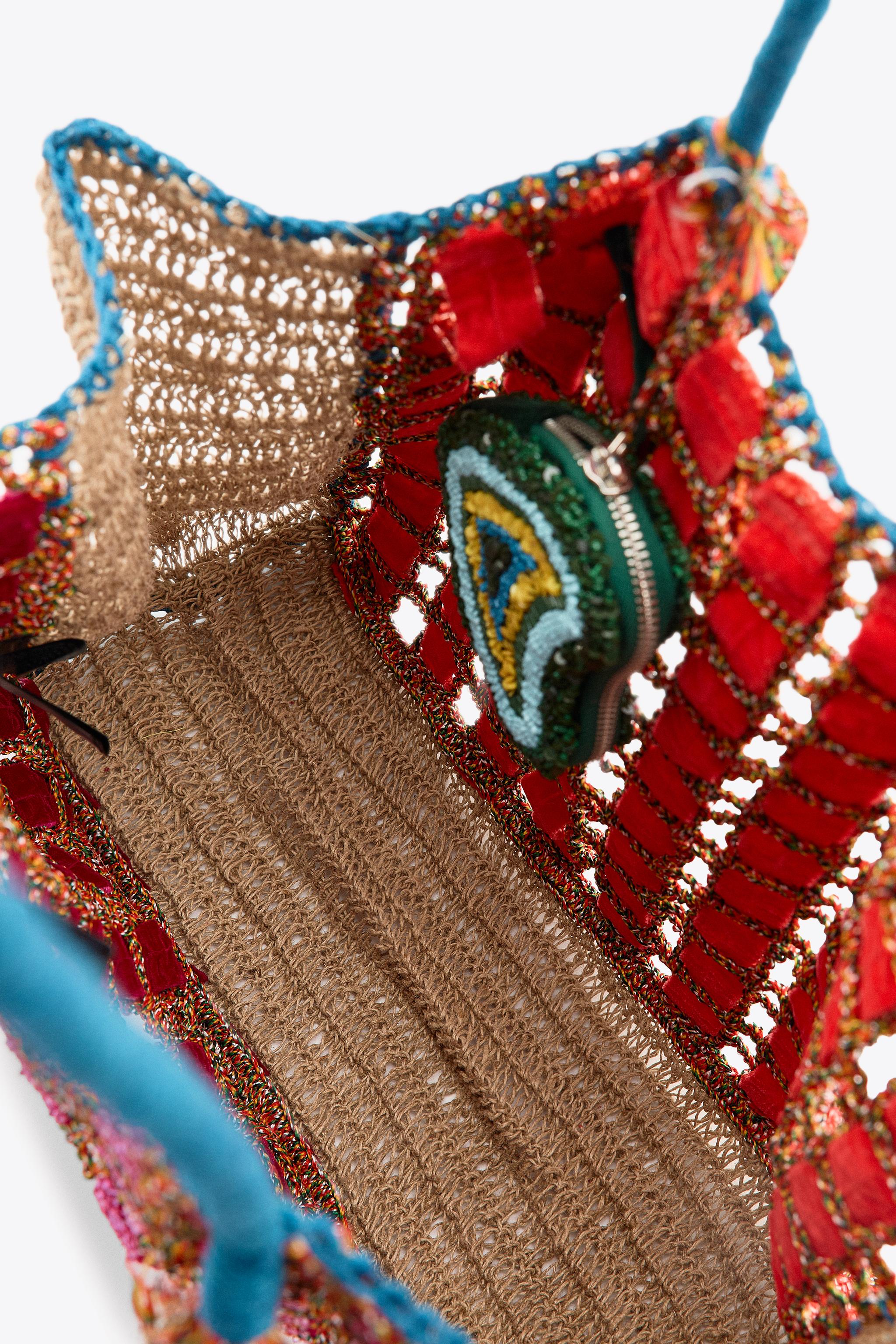 BEADED BRAIDED MAXI BAG